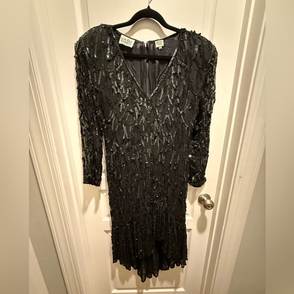 O R silk Fashions Dresses & Skirts - VINTAGE O.R Silk Fashions Formal Dress size L ( 100%silk )